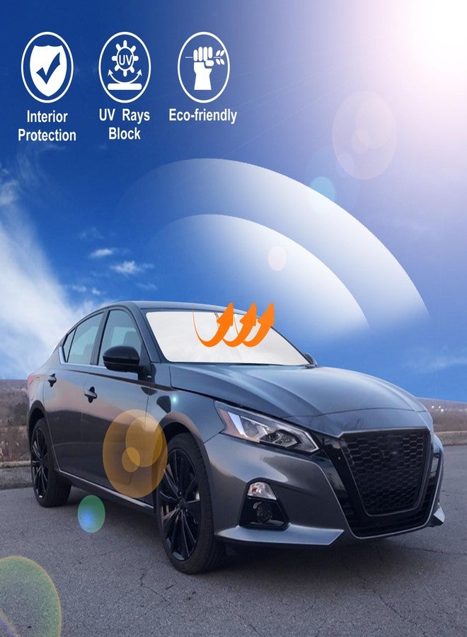 LHFLIVE Windshield Sun Shade Fit for Nissan Altima 2019 2020 2021 2022 2023 2024 2025 Accessories Front Window Sunshade Protect Car from Sun Rays - Image 5